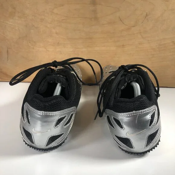 Nike Zoom Rival Bowerman Series Mens Size 10 Track Shoes 311894-011 Blk/Silver - Picture 6 of 13